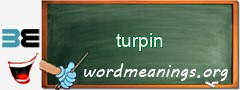 WordMeaning blackboard for turpin